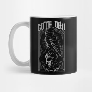 Goth Dad Raven & Skull Mug